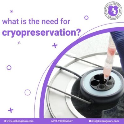What is the need for cryopreservation